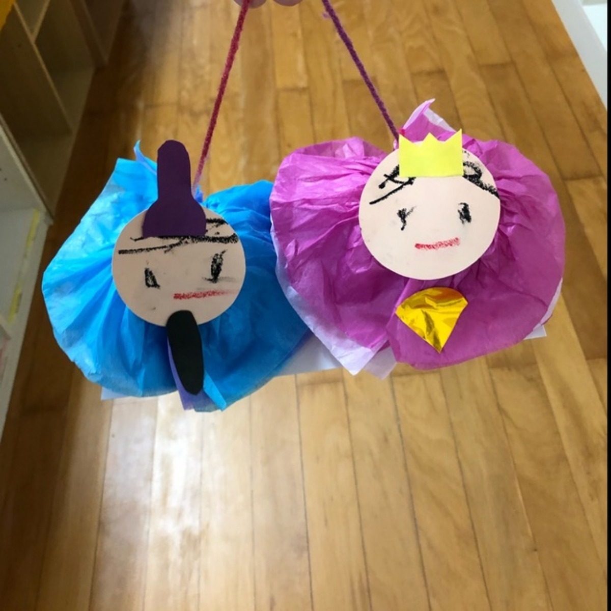 【みんなの投稿】★お花紙でひな人形★