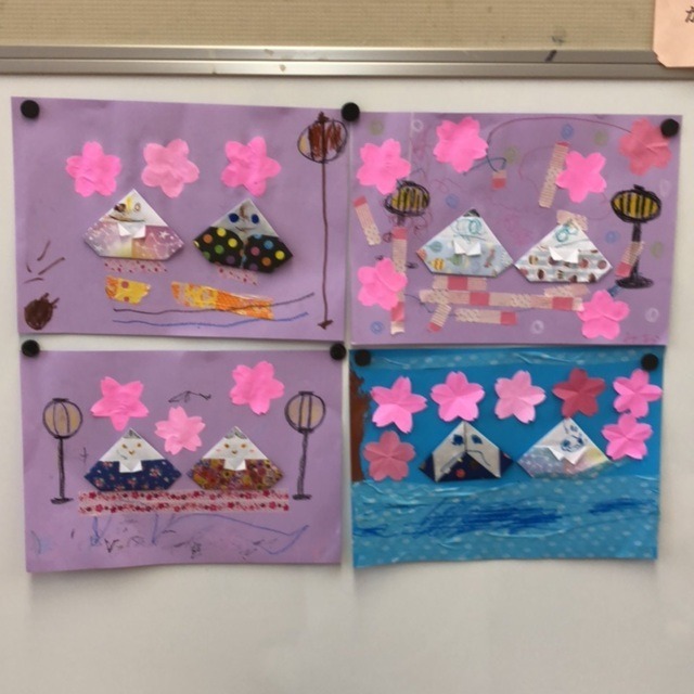 【みんなの投稿】折り紙のおひなさま