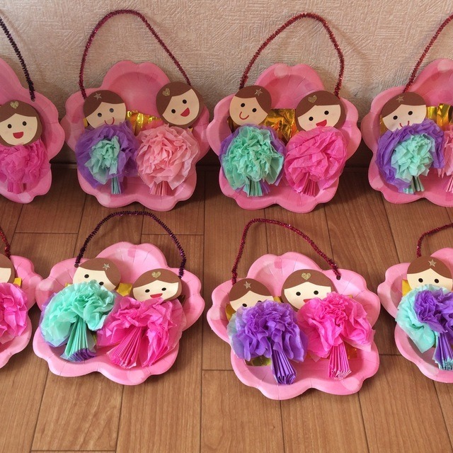 【みんなの投稿】ひな祭り製作 0歳児