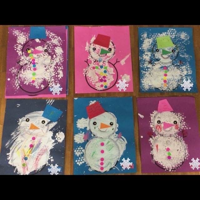 【みんなの投稿】雪だるま製作