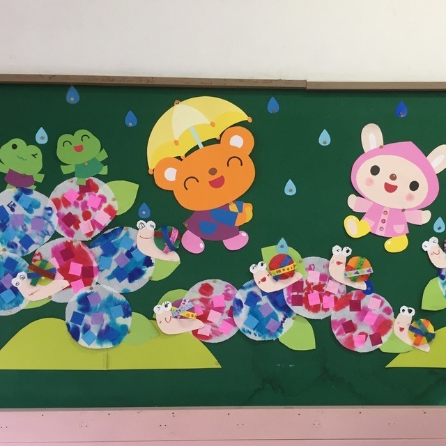 【みんなの投稿】6月 カタツムリとあじさい製作