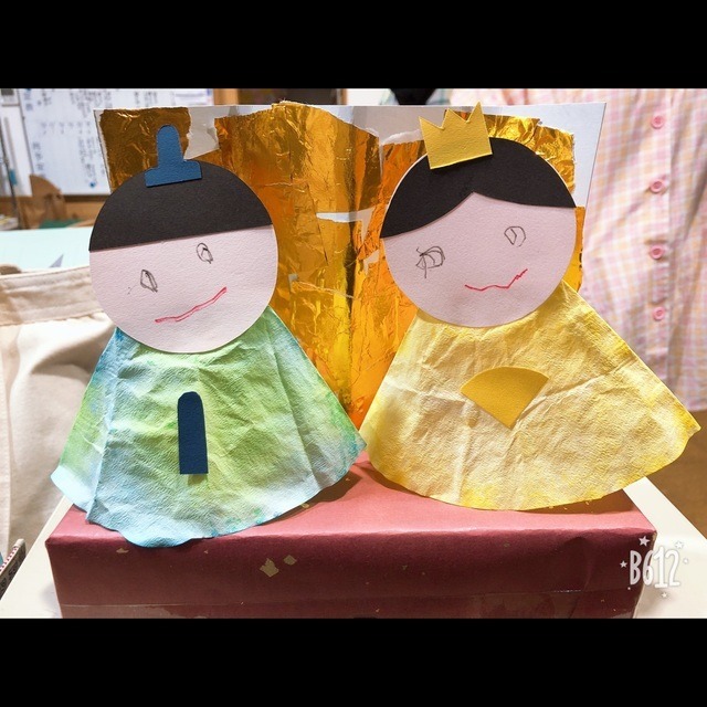 【みんなの投稿】ひなまつり製作２歳児