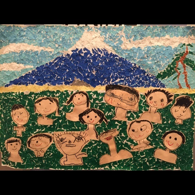 【みんなの投稿】ちぎり絵 5歳児