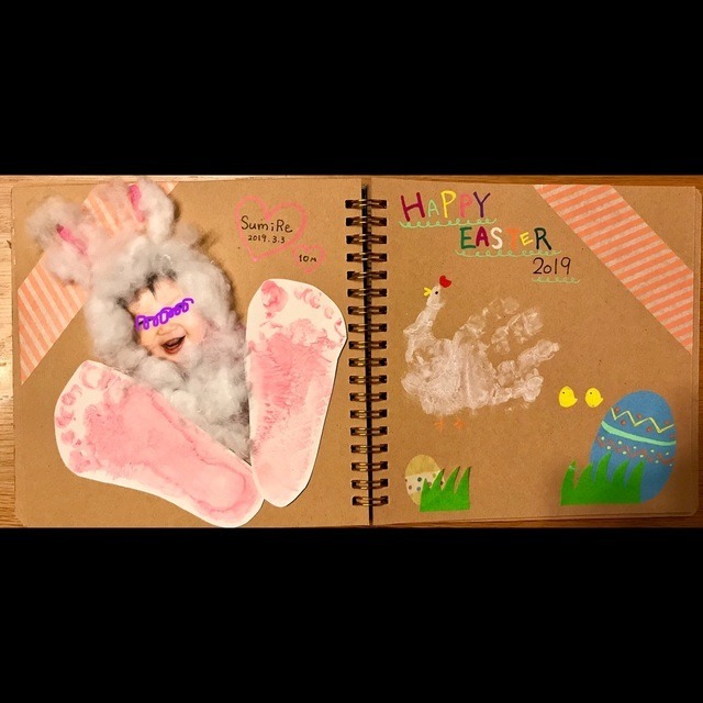 【みんなの投稿】イースター手形・足形