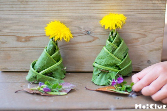 【自然あそび】春のおとずれ、タンポポにんぎょう〜素材／タンポポ〜