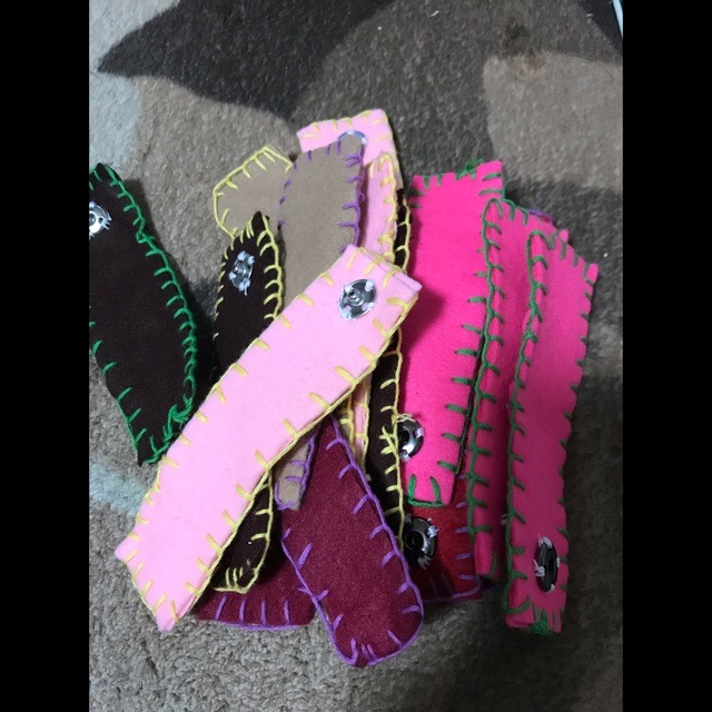 【みんなの投稿】フェルトでボタン遊び