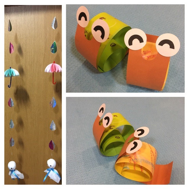 【みんなの投稿】2歳児、6月製作遊び。