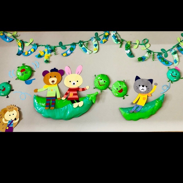 【みんなの投稿】5月壁面(2歳児)