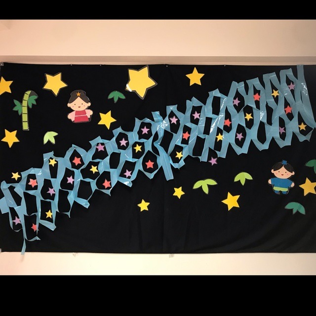 【みんなの投稿】七夕壁面飾り