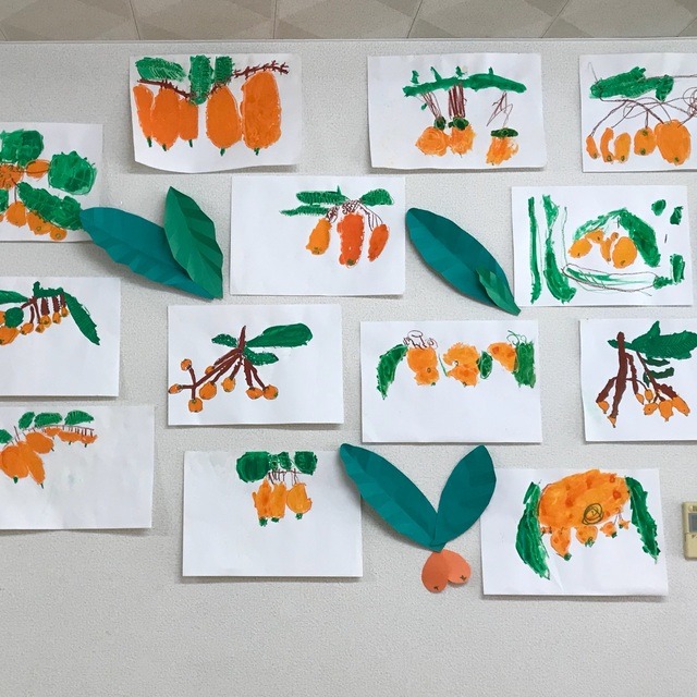 【みんなの投稿】びわの描写 2.3.4.5歳児