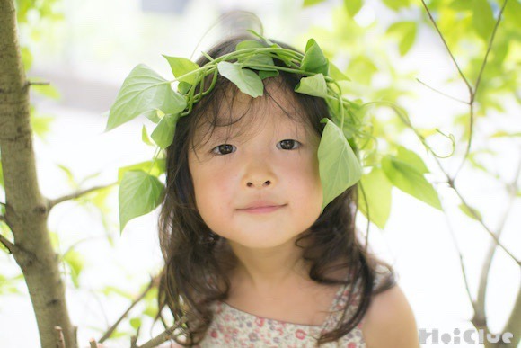 【自然遊び】つる植物の髪飾り〜素材／つる植物〜