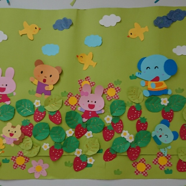 【みんなの投稿】初夏の壁面飾り