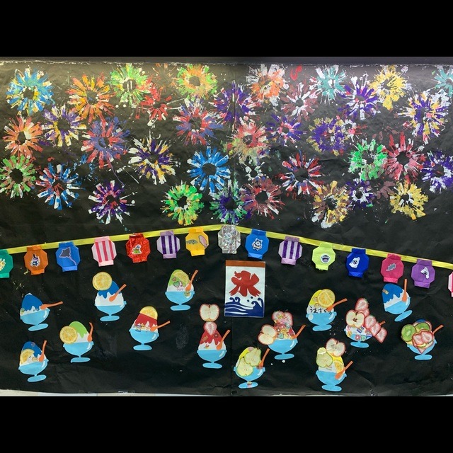 【みんなの投稿】夏の壁画です！🎆