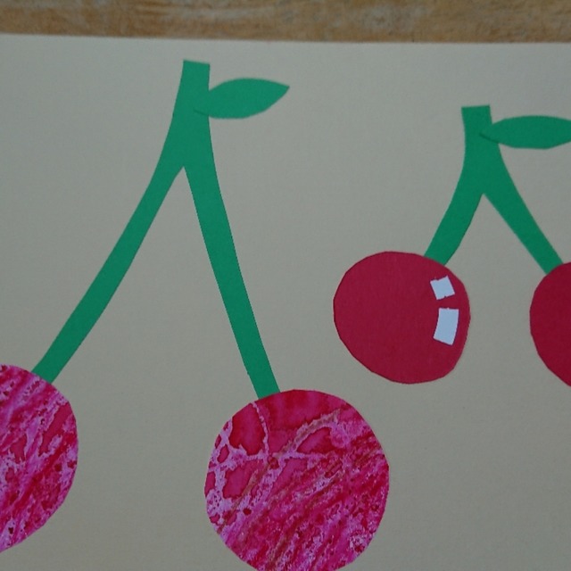 【みんなの投稿】さくらんぼ🍒を作りました。 【みんなの投稿】さくらんぼ🍒を作りました。