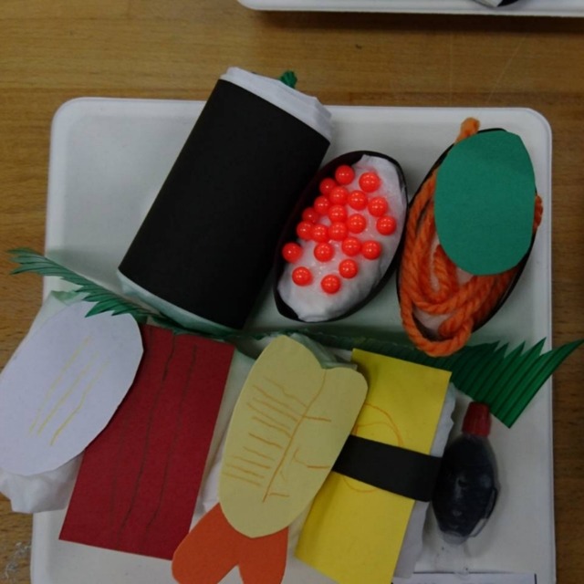 【みんなの投稿】お寿司🍣の製作です