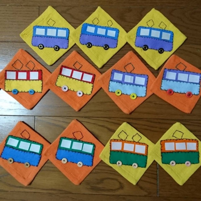 【みんなの投稿】スナップボタンを使った電車つなぎです