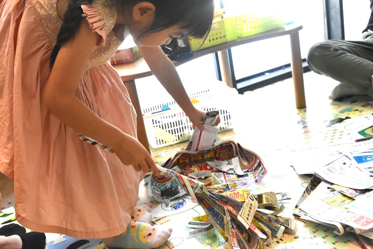 チラシから広がる遊びの世界〜コドモガラクタラボ レポート 2019年9月〜