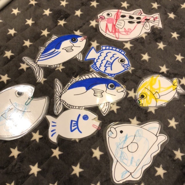 【みんなの投稿】魚釣り遊び 【みんなの投稿】魚釣り遊び