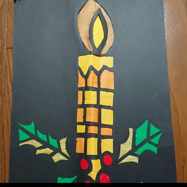 【みんなの投稿】ステンドグラス風キャンドル