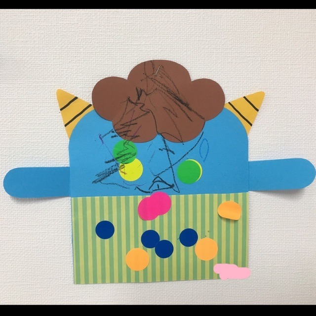 【みんなの投稿】節分の鬼。0歳児。