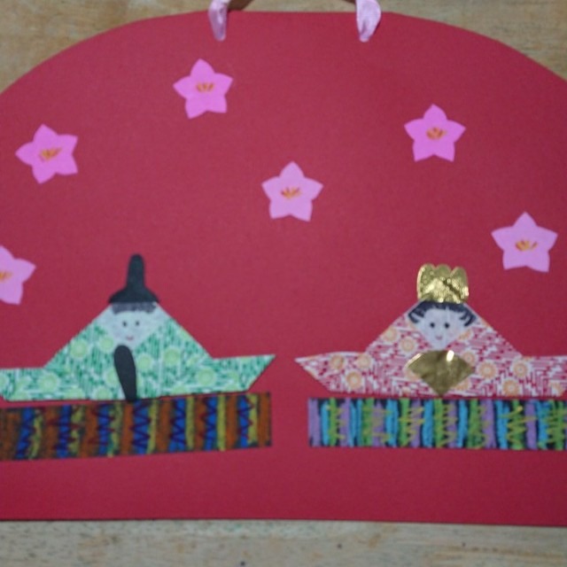 【みんなの投稿】和柄の折り紙でお雛様🎎