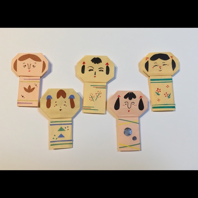 【みんなの投稿】折り紙でこけし！