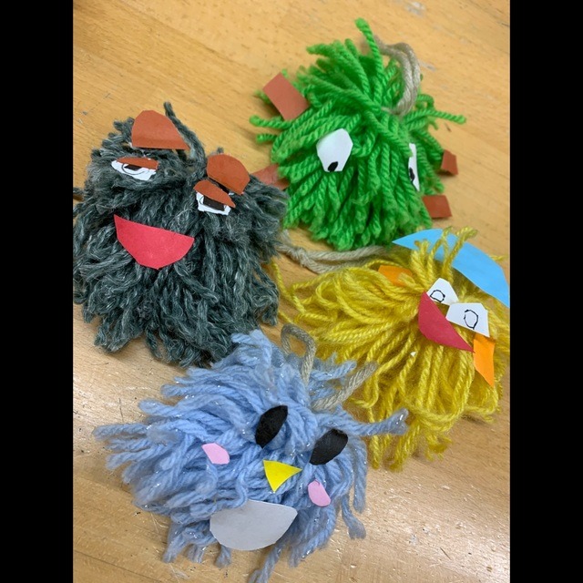 【みんなの投稿】【毛糸ポンポンマスコット】