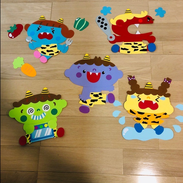 【みんなの投稿】節分壁面👹