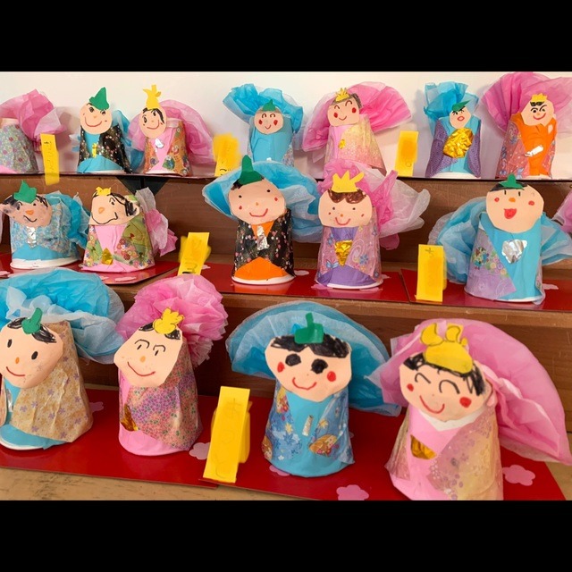 【みんなの投稿】【紙コップお雛様】