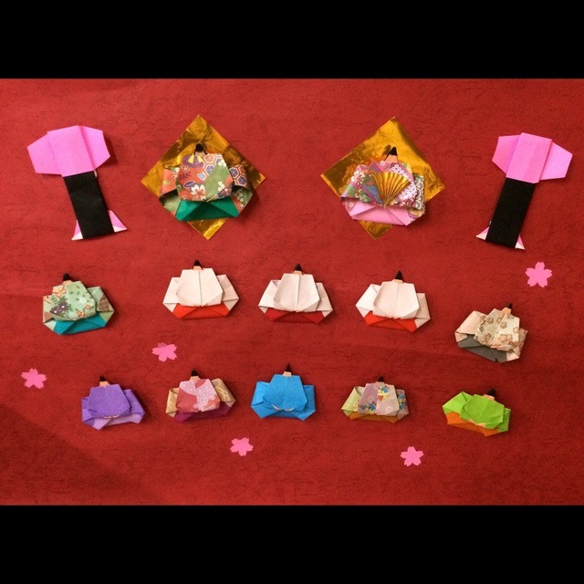 【みんなの投稿】おりがみのおひなさま