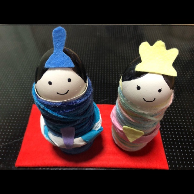 【みんなの投稿】〜雛人形 卵の殻〜 【みんなの投稿】〜雛人形 卵の殻〜
