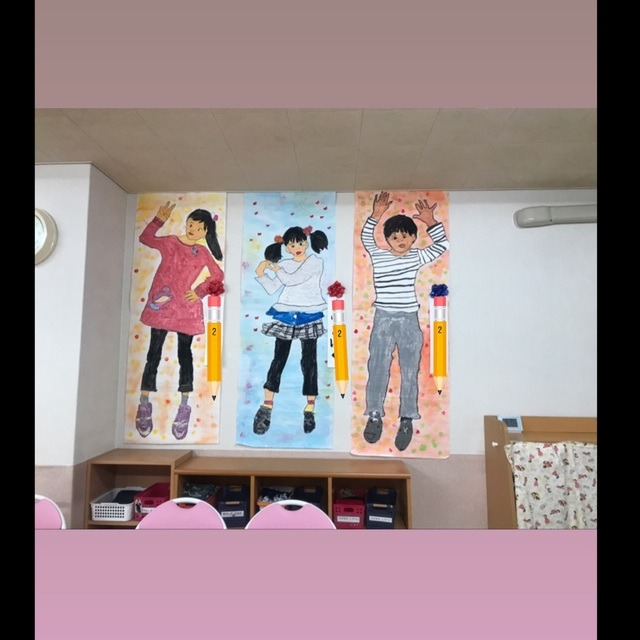 【みんなの投稿】卒園式  等身大壁面