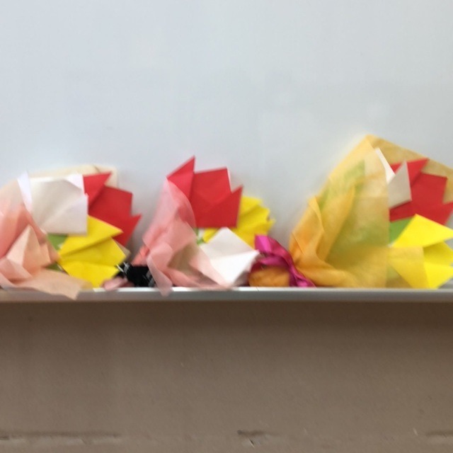 【みんなの投稿】折り紙で花束