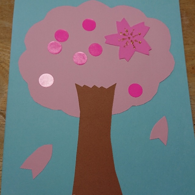 【みんなの投稿】４月、桜🌸の製作です‼️
