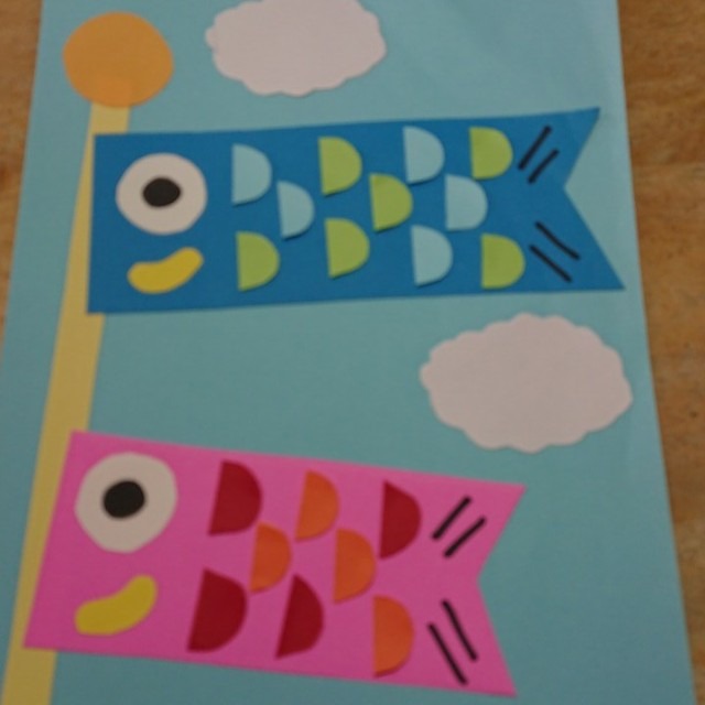 【みんなの投稿】こいのぼり🎏の製作です‼️