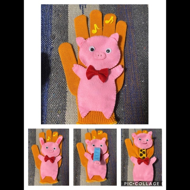 【みんなの投稿】手袋シアター「こぶたのさんぽ」