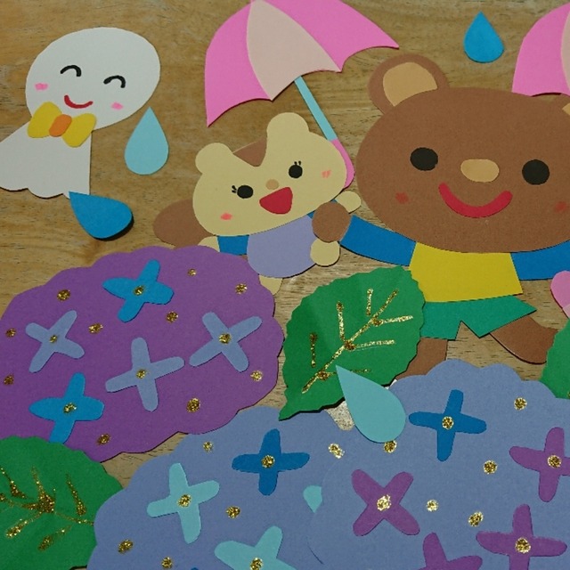 【みんなの投稿】６月の壁面飾りです☺️❗