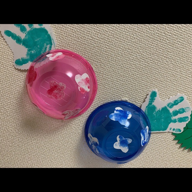 【みんなの投稿】紫陽花を作ったよ!0.1歳児 【みんなの投稿】紫陽花を作ったよ!0.1歳児