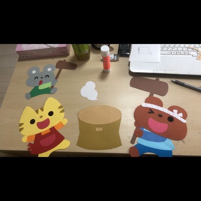 【みんなの投稿】壁面 もちつき 【みんなの投稿】壁面 もちつき