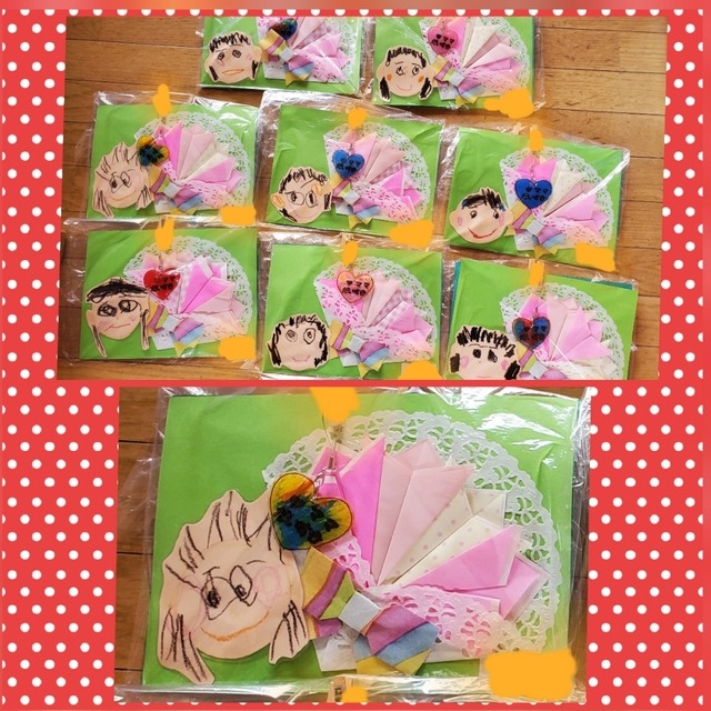 【みんなの投稿】母の日プレゼント製作　３歳児