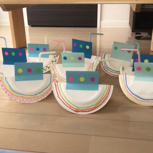 【みんなの投稿】【紙皿の船】