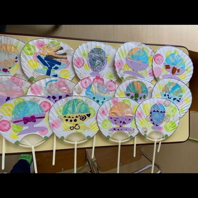 【みんなの投稿】納涼会に向けて うちわの製作