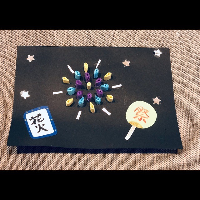 【みんなの投稿】花火 ペーパークイリング
