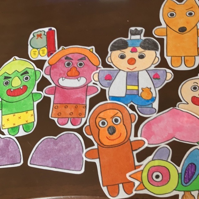 【みんなの投稿】パネルシアター  「桃太郎」