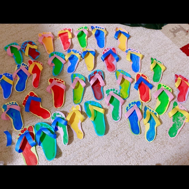 【みんなの投稿】夏の壁面🌺🌴🏖