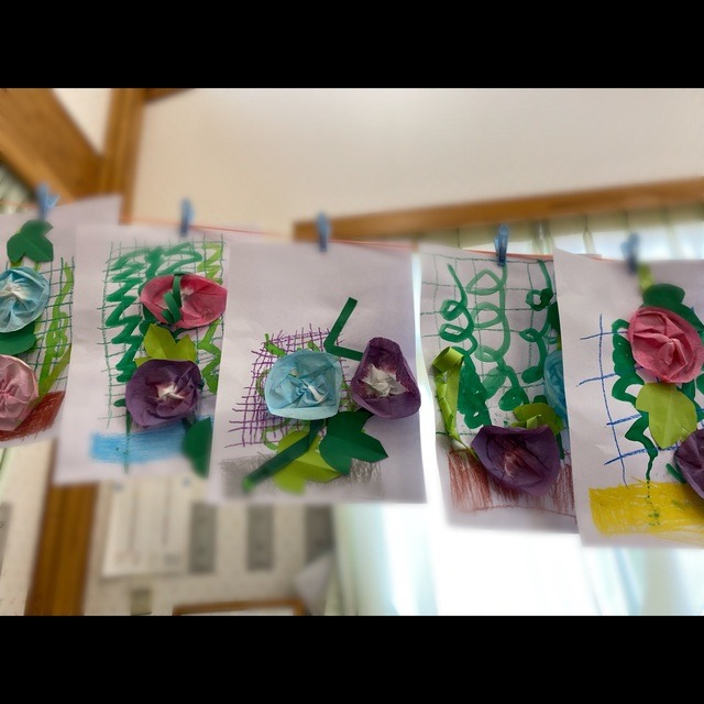 【みんなの投稿】5歳児 アサガオ製作