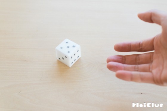 メラミンスポンジでフーフーサイコロ！〜素材／メラミンスポンジ〜