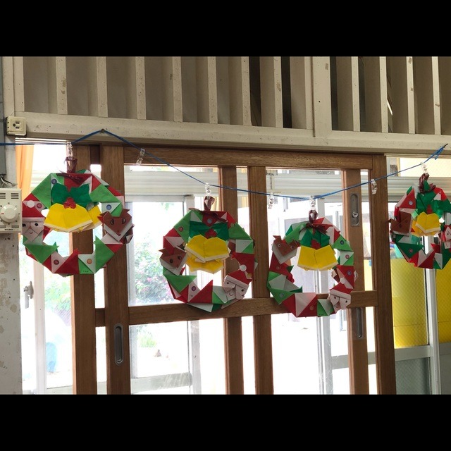 【みんなの投稿】折り紙リース