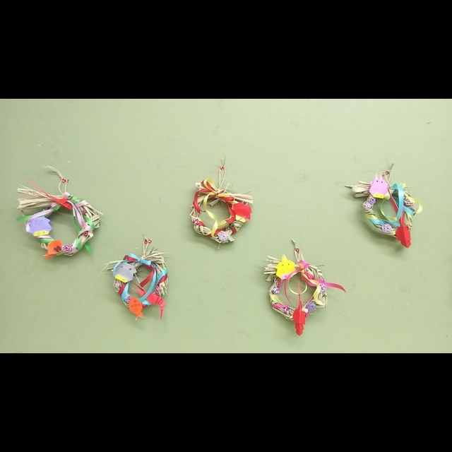 【みんなの投稿】4歳児の正月飾り。