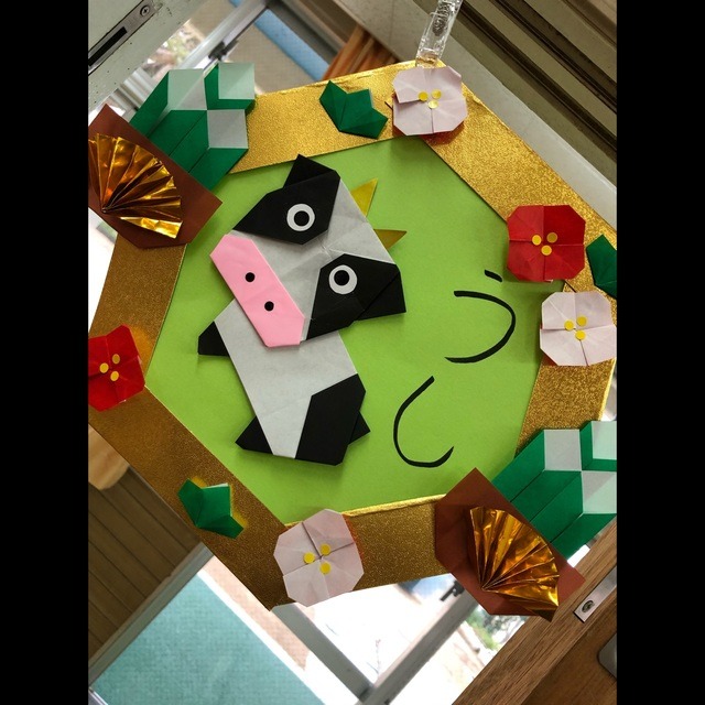 【みんなの投稿】正月リース　5歳児